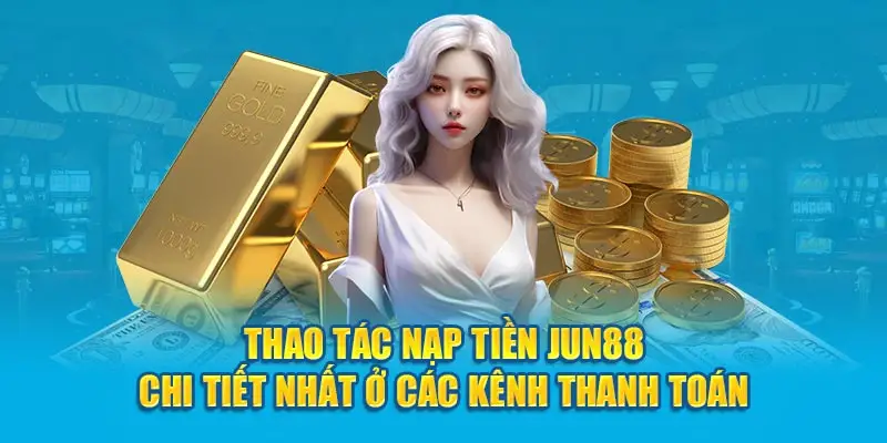 Mách bạn 03 bước để nạp tiền JUN88 thành công