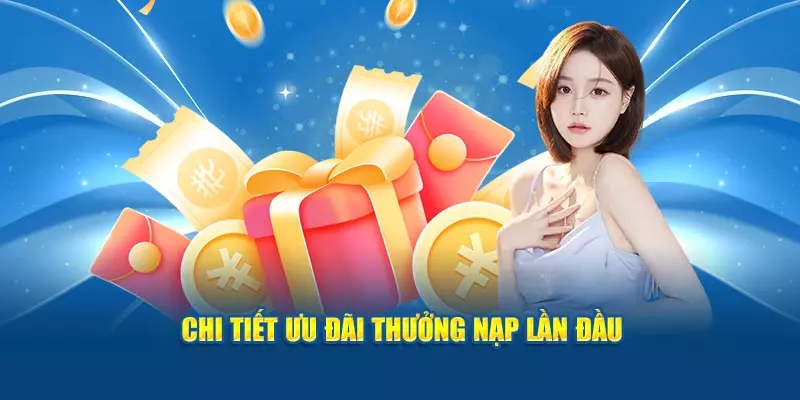 Chi tiết ưu đãi thưởng nạp lần đầu